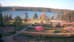 Přehrada, hráz, pláž