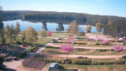 Přehrada, hráz, pláž