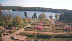 Přehrada, hráz, pláž