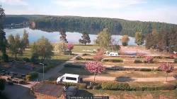 Přehrada, hráz, pláž