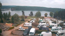 Přehrada, hráz, pláž