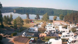 Přehrada, hráz, pláž