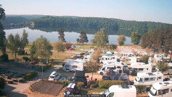 Přehrada, hráz, pláž