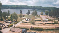 Přehrada, hráz, pláž