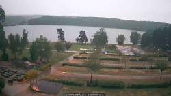 Přehrada, hráz, pláž