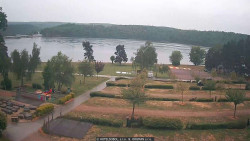 Přehrada, hráz, pláž