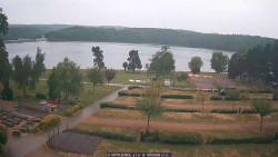 Přehrada, hráz, pláž