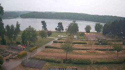 Přehrada, hráz, pláž
