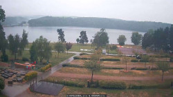 Přehrada, hráz, pláž