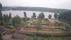 Přehrada, hráz, pláž