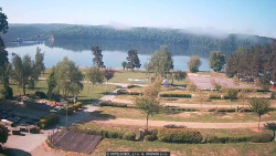Přehrada, hráz, pláž
