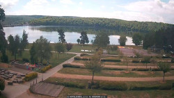 Přehrada, hráz, pláž