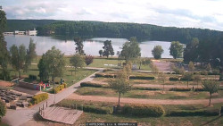 Přehrada, hráz, pláž