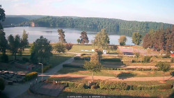 Přehrada, hráz, pláž