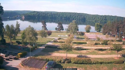 Přehrada, hráz, pláž