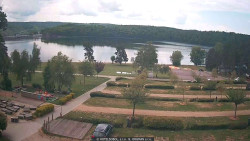 Přehrada, hráz, pláž