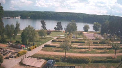 Přehrada, hráz, pláž