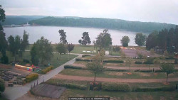 Přehrada, hráz, pláž