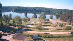 Přehrada, hráz, pláž