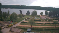 Přehrada, hráz, pláž