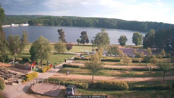 Přehrada, hráz, pláž