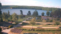 Přehrada, hráz, pláž