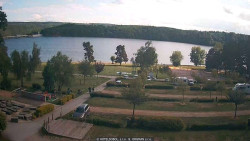 Přehrada, hráz, pláž