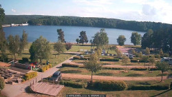 Přehrada, hráz, pláž