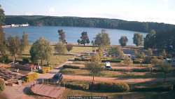 Přehrada, hráz, pláž