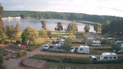 Přehrada, hráz, pláž