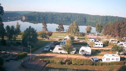 Přehrada, hráz, pláž