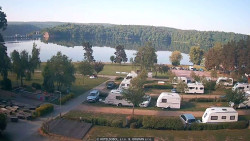 Přehrada, hráz, pláž