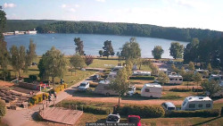 Přehrada, hráz, pláž