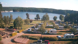 Přehrada, hráz, pláž