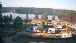 Přehrada, hráz, pláž