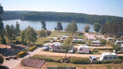 Přehrada, hráz, pláž