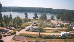Přehrada, hráz, pláž