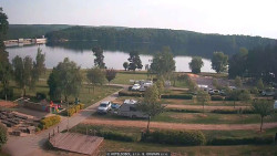 Přehrada, hráz, pláž