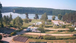 Přehrada, hráz, pláž