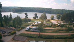 Přehrada, hráz, pláž