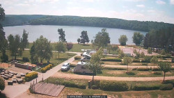 Přehrada, hráz, pláž