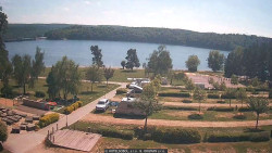 Přehrada, hráz, pláž