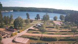 Přehrada, hráz, pláž