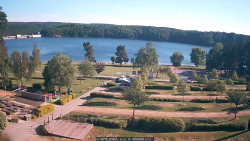 Přehrada, hráz, pláž