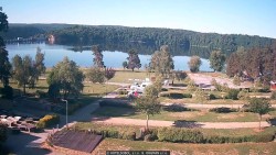 Přehrada, hráz, pláž
