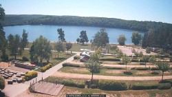 Přehrada, hráz, pláž