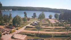 Přehrada, hráz, pláž