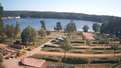Přehrada, hráz, pláž