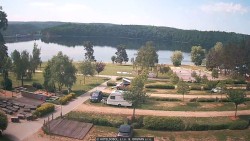 Přehrada, hráz, pláž