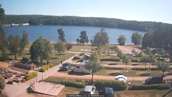 Přehrada, hráz, pláž